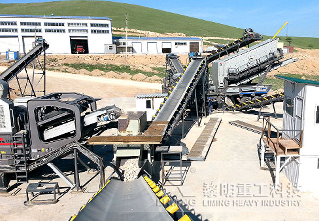 兩臺車組合，粗碎移動站加中細(xì)碎移動站